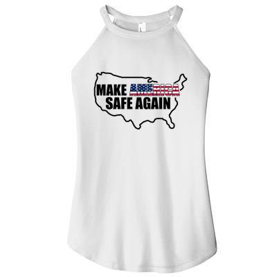 Make America Safe Again Flag Women's Perfect Tri Rocker Tank