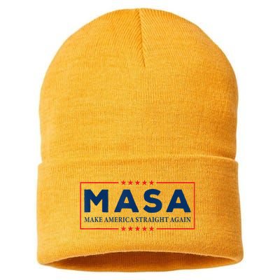 Make America Straight Again MASA Sustainable Knit Beanie