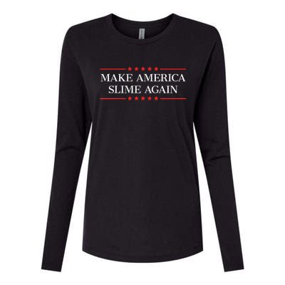 Make America Slime Again Womens Cotton Relaxed Long Sleeve T-Shirt