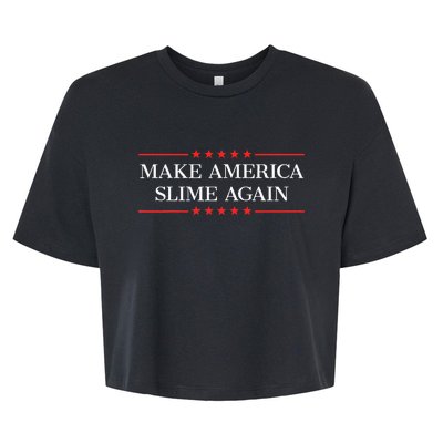 Make America Slime Again Bella+Canvas Jersey Crop Tee