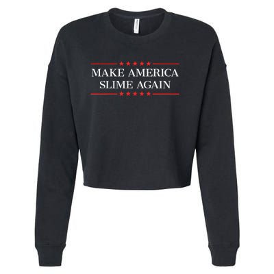 Make America Slime Again Cropped Pullover Crew