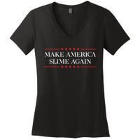 Make America Slime Again Women's V-Neck T-Shirt