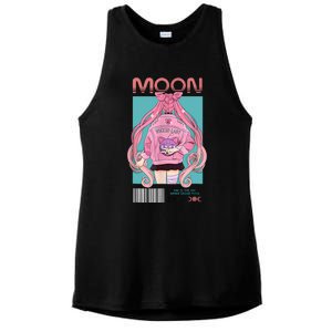 Moon Anime Sailor Essential Manga Usagi Ladies PosiCharge Tri-Blend Wicking Tank