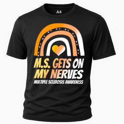 MS Awareness Shirts Multiple Sclerosis Wear Orange Performance Shirt