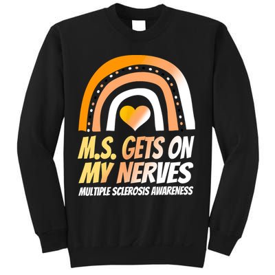 MS Awareness Shirts Multiple Sclerosis Wear Orange Sweatshirt