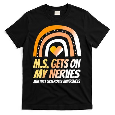MS Awareness Shirts Multiple Sclerosis Wear Orange T-Shirt