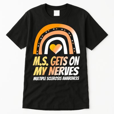 MS Awareness Shirts Multiple Sclerosis Wear Orange Tall T-Shirt