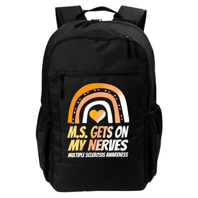 MS Awareness Shirts Multiple Sclerosis Wear Orange Backpack