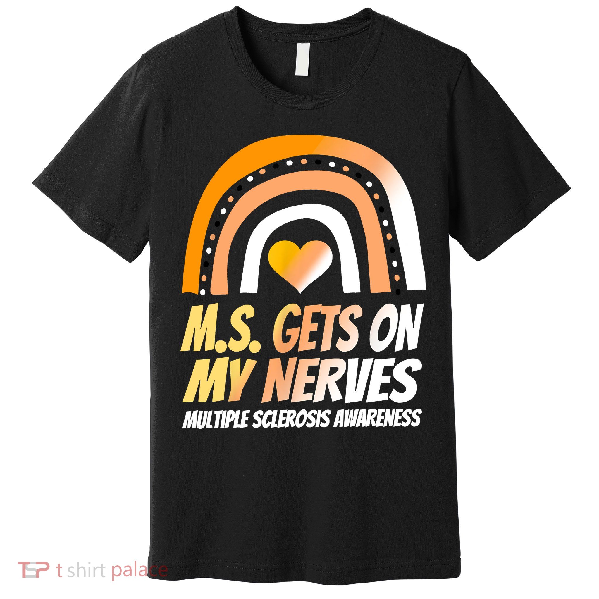 MS Awareness Shirts Multiple Sclerosis Wear Orange Premium T-Shirt