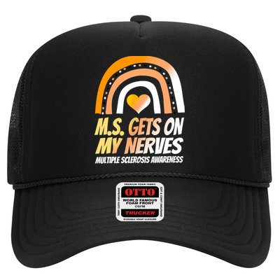 MS Awareness Shirts Multiple Sclerosis Wear Orange Trucker Hat