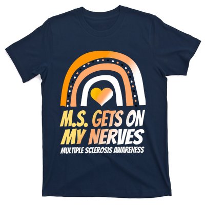 MS Awareness Shirts Multiple Sclerosis Wear Orange T-Shirt