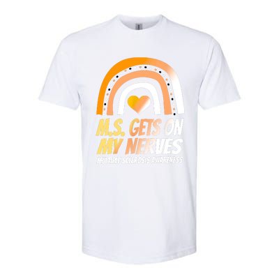 MS Awareness Shirts Multiple Sclerosis Wear Orange Softstyle® CVC T-Shirt