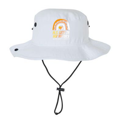 MS Awareness Shirts Multiple Sclerosis Wear Orange Legacy Cool Fit Booney Bucket Hat