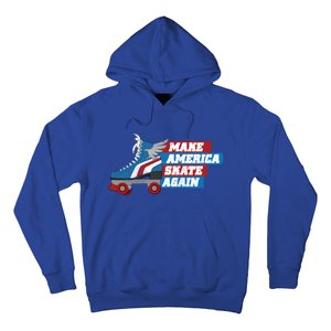 Make America Skate Again Red White And Blue Distressed Gift Hoodie