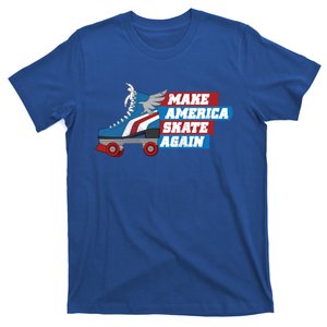 Make America Skate Again Red White And Blue Distressed Gift T-Shirt