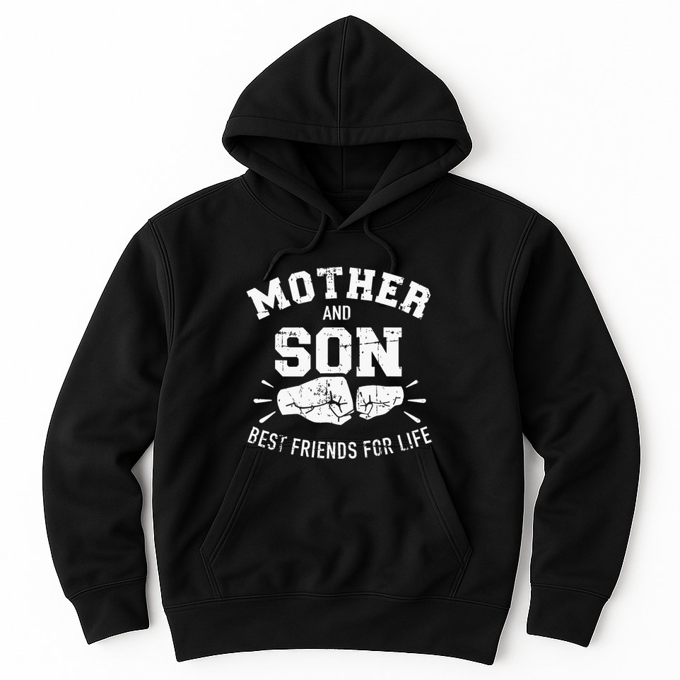 Mother And Son Best Friends For Life Mom Hoodie