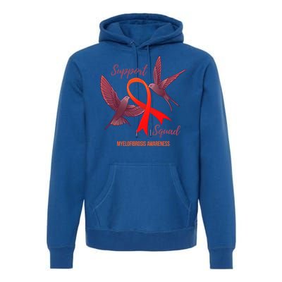 Myelofibrosis Awareness Support Squad Gift Premium Hoodie