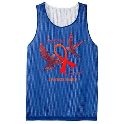 Myelofibrosis Awareness Support Squad Gift Mesh Reversible Basketball Jersey Tank