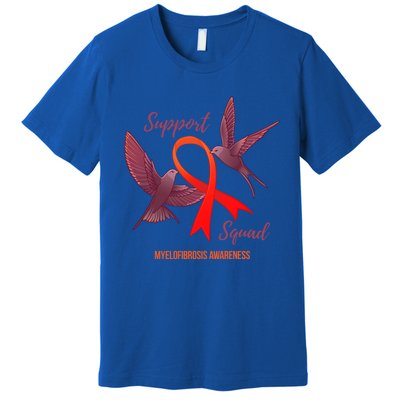 Myelofibrosis Awareness Support Squad Gift Premium T-Shirt