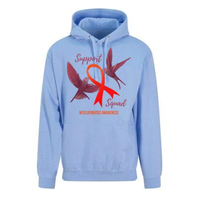 Myelofibrosis Awareness Support Squad Gift Unisex Surf Hoodie