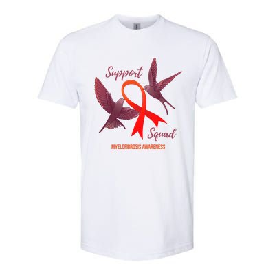 Myelofibrosis Awareness Support Squad Gift Softstyle CVC T-Shirt