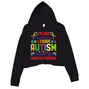 Motivational Autism Slogans Autism Awareness Autism Acceptance Disability Month Crop Fleece Hoodie