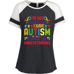 Motivational Autism Slogans Autism Awareness Autism Acceptance Disability Month Enza Ladies Jersey Colorblock Tee