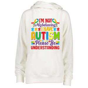 Motivational Autism Slogans Autism Awareness Autism Acceptance Disability Month Womens Funnel Neck Pullover Hood