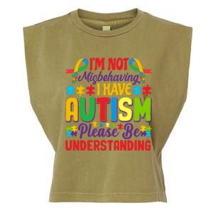 Motivational Autism Slogans Autism Awareness Autism Acceptance Disability Month Garment-Dyed Women's Muscle Tee