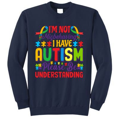 Motivational Autism Slogans Autism Awareness Autism Acceptance Disability Month Tall Sweatshirt