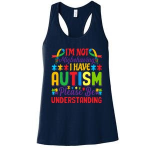 Motivational Autism Slogans Autism Awareness Autism Acceptance Disability Month Women's Racerback Tank