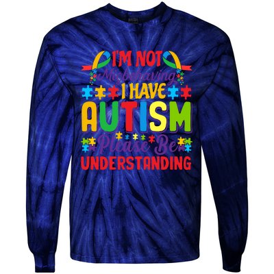 Motivational Autism Slogans Autism Awareness Autism Acceptance Disability Month Tie-Dye Long Sleeve Shirt