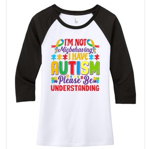 Motivational Autism Slogans Autism Awareness Autism Acceptance Disability Month Women's Tri-Blend 3/4-Sleeve Raglan Shirt