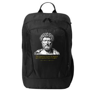 Marcus Aurelius Stoic Wisdom PhilosopherS Insight City Backpack