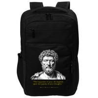 Marcus Aurelius Stoic Wisdom PhilosopherS Insight Impact Tech Backpack