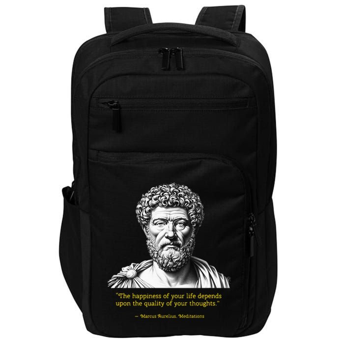 Marcus Aurelius Stoic Wisdom PhilosopherS Insight Impact Tech Backpack