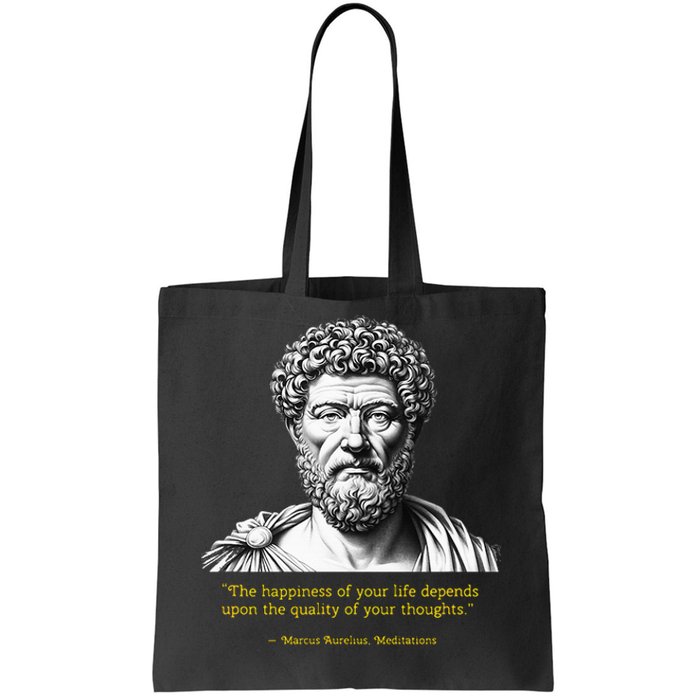 Marcus Aurelius Stoic Wisdom PhilosopherS Insight Tote Bag