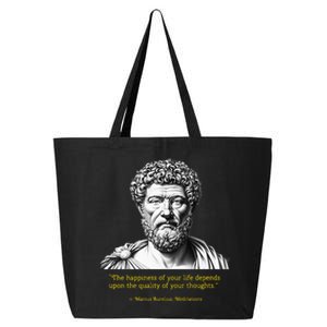 Marcus Aurelius Stoic Wisdom PhilosopherS Insight 25L Jumbo Tote