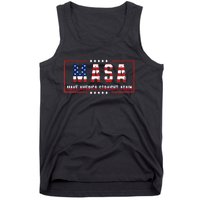 Make America Straight Again Political Funny Sarcastic Tank Top