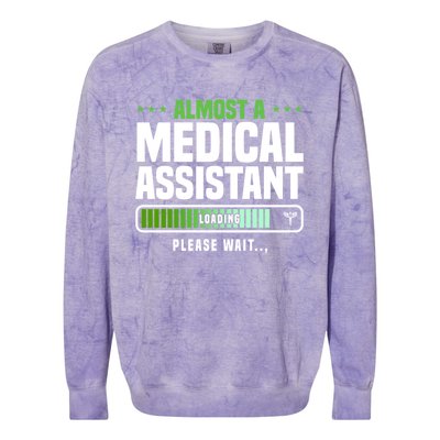 Medical Assistant Student Clinical Healthcare Professional Gift Colorblast Crewneck Sweatshirt