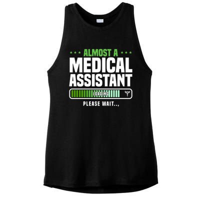 Medical Assistant Student Clinical Healthcare Professional Gift Ladies PosiCharge Tri-Blend Wicking Tank