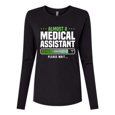 Medical Assistant Student Clinical Healthcare Professional Gift Womens Cotton Relaxed Long Sleeve T-Shirt