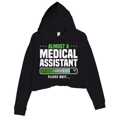 Medical Assistant Student Clinical Healthcare Professional Gift Crop Fleece Hoodie