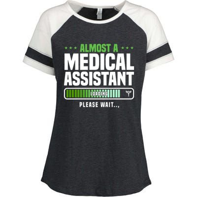 Medical Assistant Student Clinical Healthcare Professional Gift Enza Ladies Jersey Colorblock Tee