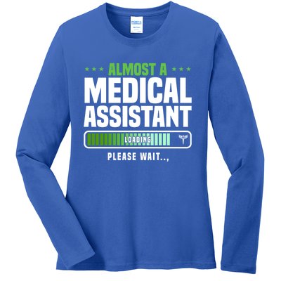 Medical Assistant Student Clinical Healthcare Professional Gift Ladies Long Sleeve Shirt