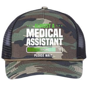 Medical Assistant Student Clinical Healthcare Professional Gift Retro Rope Trucker Hat Cap