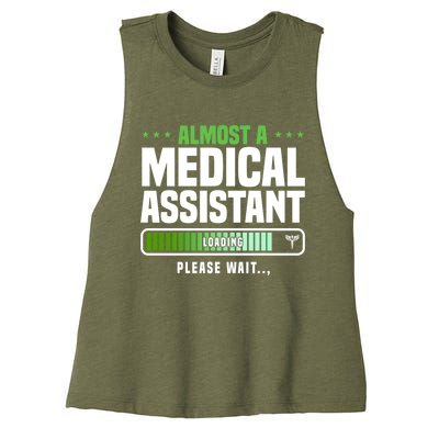 Medical Assistant Student Clinical Healthcare Professional Gift Women's Racerback Cropped Tank