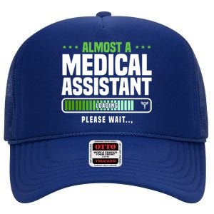 Medical Assistant Student Clinical Healthcare Professional Gift High Crown Mesh Back Trucker Hat