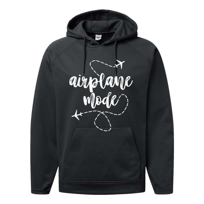 Mode Airplane Summer Vacation Travel Airplane Performance Fleece Hoodie