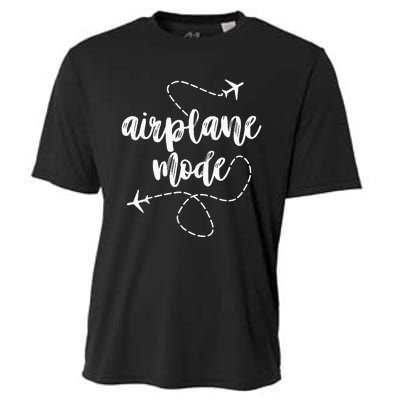 Mode Airplane Summer Vacation Travel Airplane Cooling Performance Crew T-Shirt